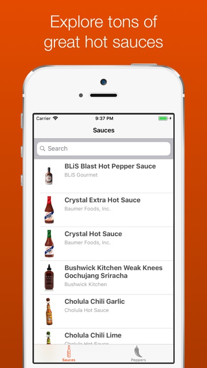 The Hot Sauce App