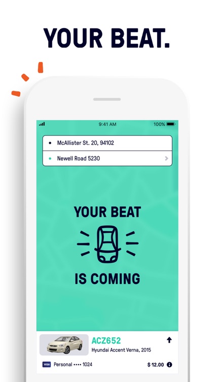Beat - Ride app