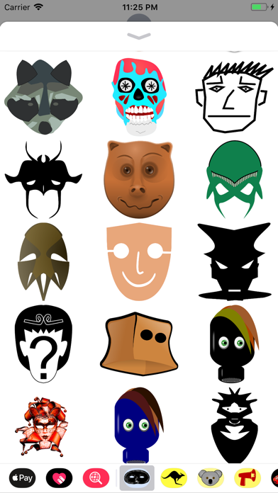 Many Mask Stickers screenshot 3