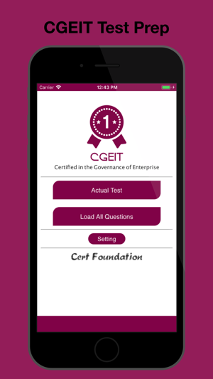 CGEIT Test Prep(圖1)-速報App