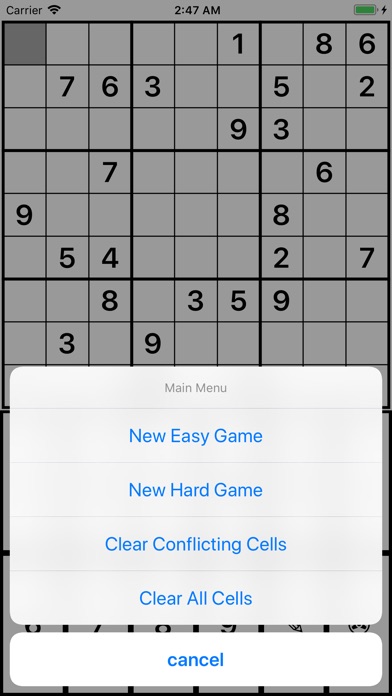 The SUDOKU Games screenshot 2