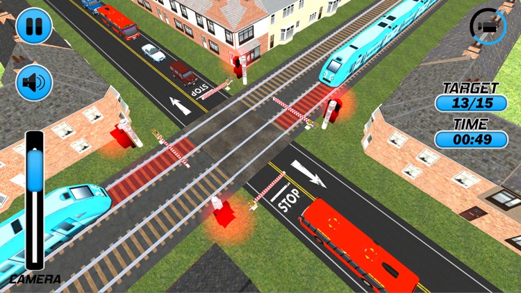 Euro Train Road Crossing Fever screenshot-3