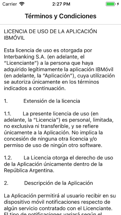 IBMovil screenshot 2