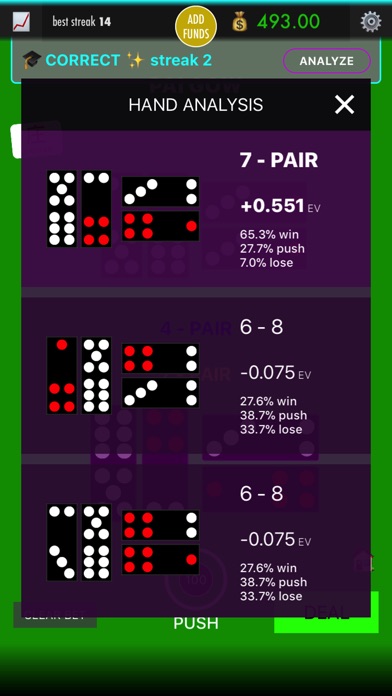 Practice Pai Gow Tiles screenshot 3