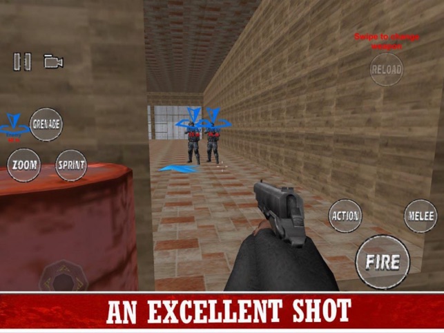 Attack Terrorist Mission Fire, game for IOS