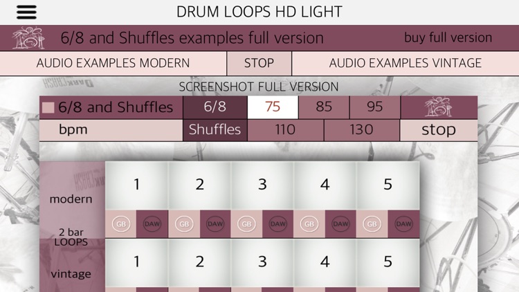 Drum Loops HD Light