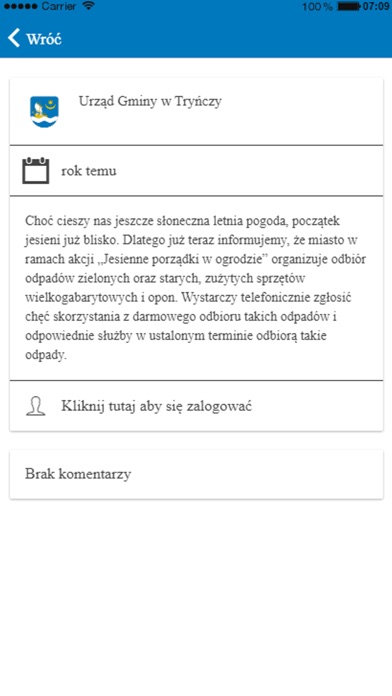 Mobilny Urząd - Gmina Tryńcza screenshot 3