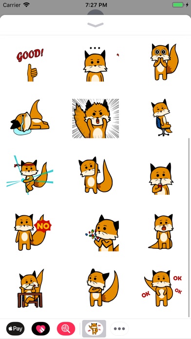 Cutie Fox Animated Stickers screenshot 3