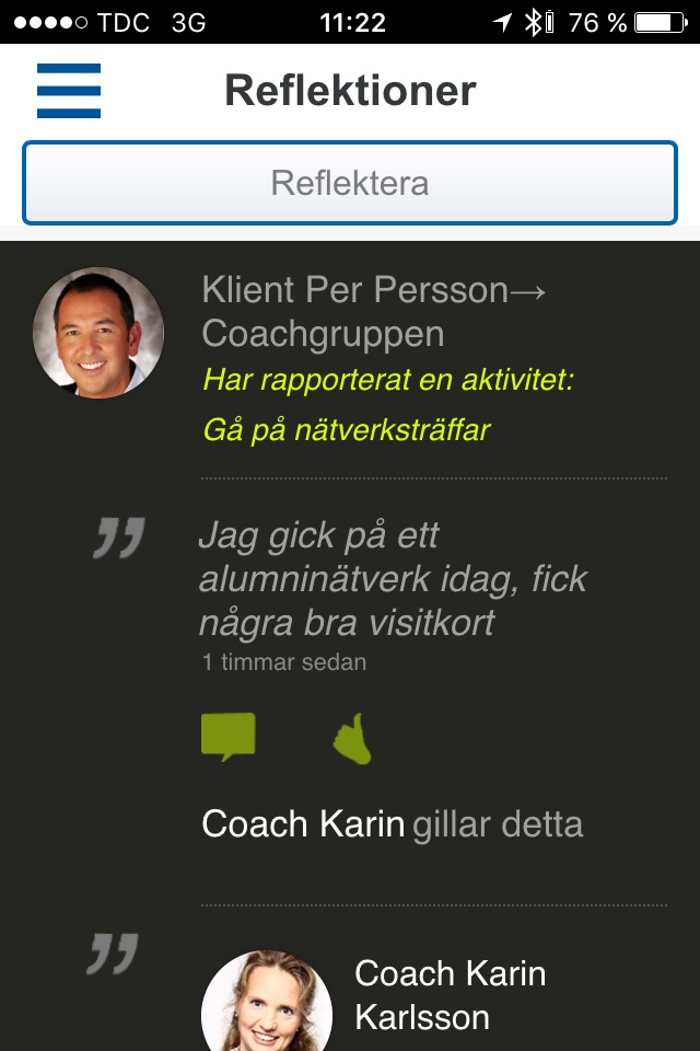 Coachappen screenshot 3