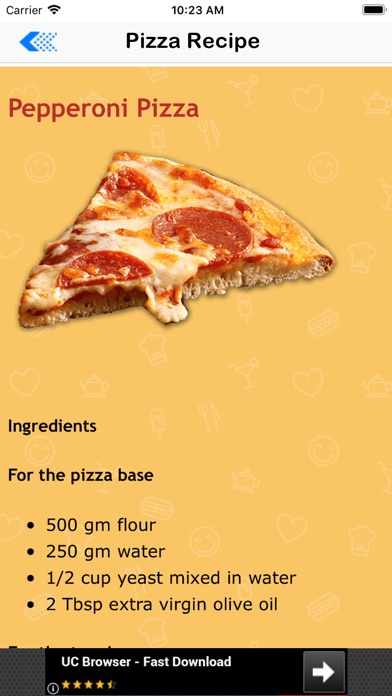 Pizza Recipe Book screenshot 2