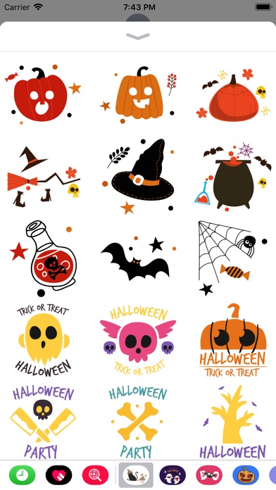 Lovely Halloween Stickers screenshot 2