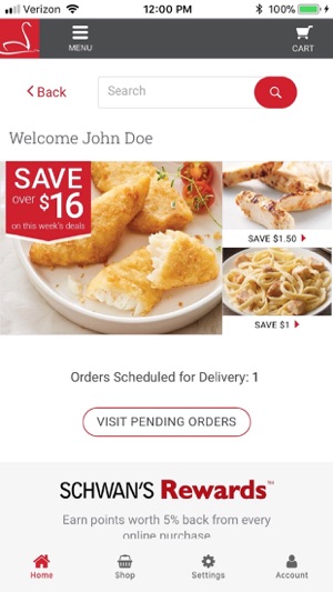 Schwan's Food Delivery