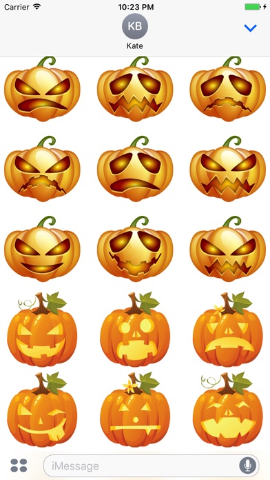 Halloween Pumpkins Sticker screenshot 3