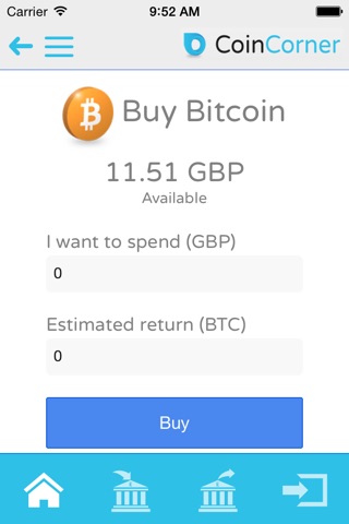 CoinCorner - Bitcoin Wallet screenshot 2