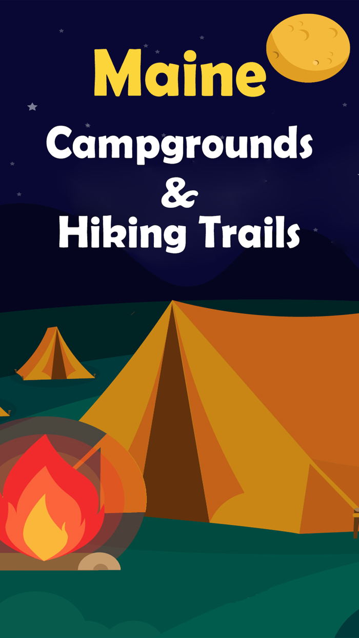 Maine Campgrounds  Hiking Tra