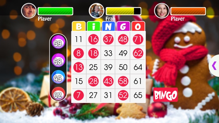 Christmas Bingo game