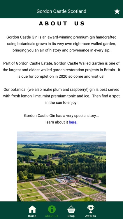 Gordon Castle Scotland Gin