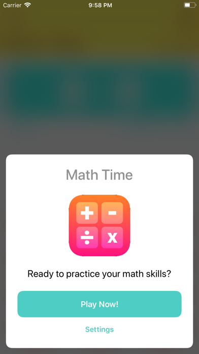 How to cancel & delete Math Time - Combo from iphone & ipad 4