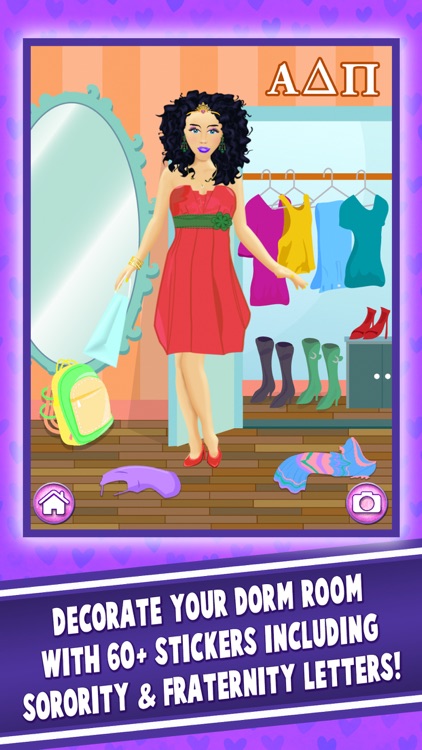 College Dressup Salon Girl Fashion School Makeover screenshot-3