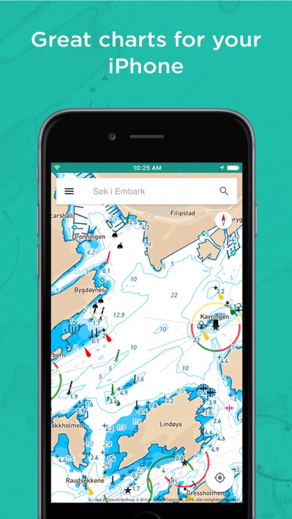 Embark: User friendly personalised nautical charts screenshot-0