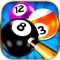 Pocket as many balls as you can in this challenging billiard game