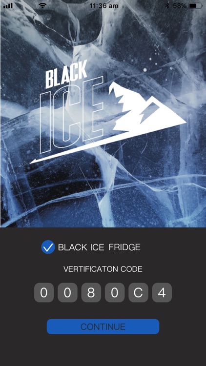 Black Ice Fridge by Companion