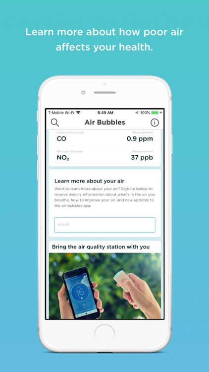 Air Bubbles: Live Air Quality