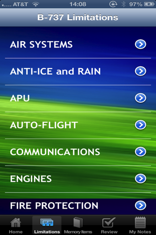 Limitations B737 screenshot 3