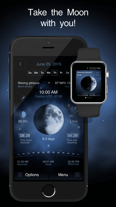 Deluxe Moon Pro - Moon Phases Calendar Screenshot 1