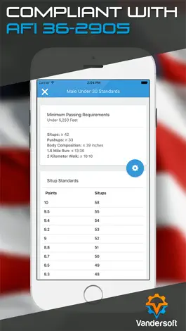 Game screenshot Air Force PT Test - USAF PT Calculator hack