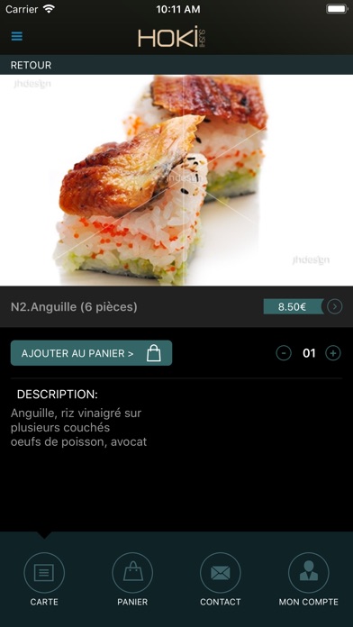 HOKI SUSHI Restaurant Japonais screenshot 4