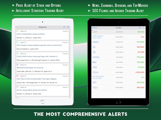 Stock options app