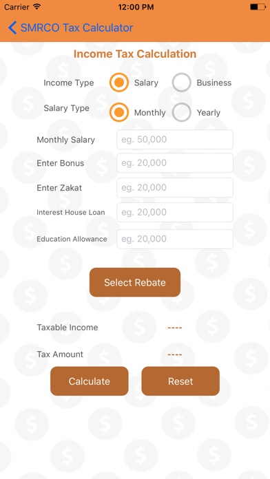 SMRCO Tax Calculator 2018 screenshot 2