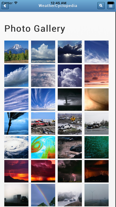 AccuWeather.com® WeatherCyclopedia™  - The Most Comprehensive Weather Encyclopedia Under The Sun Screenshot 3