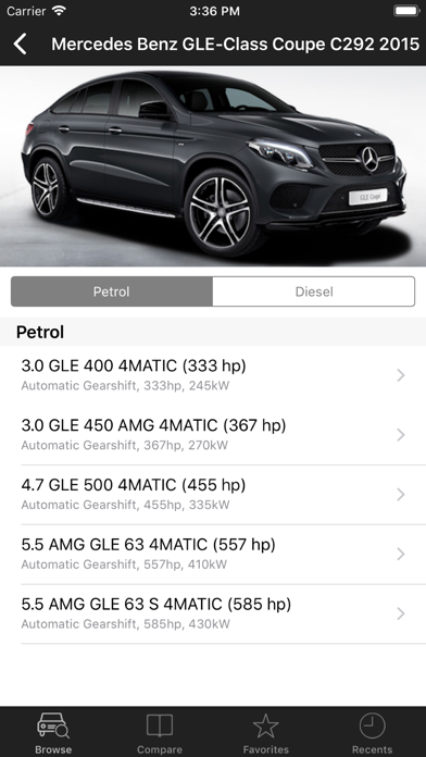 Car Specs-BMW,Audi,VW,Ford,Kia screenshot 4