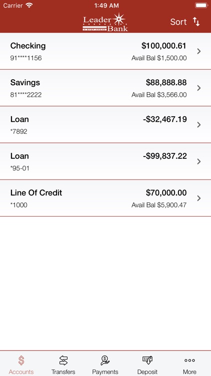 Leader Bank Mobile Banking