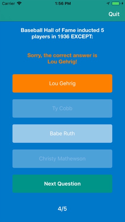 Sports Trivia App