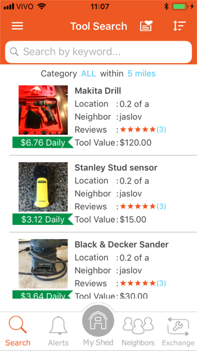 ToolShed App screenshot 2