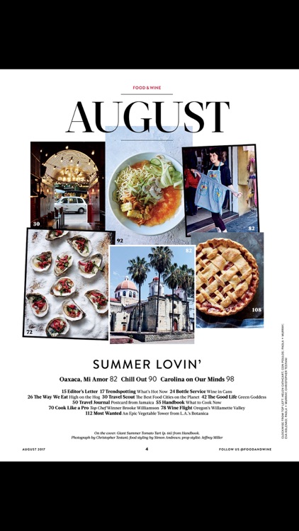 FOOD & WINE