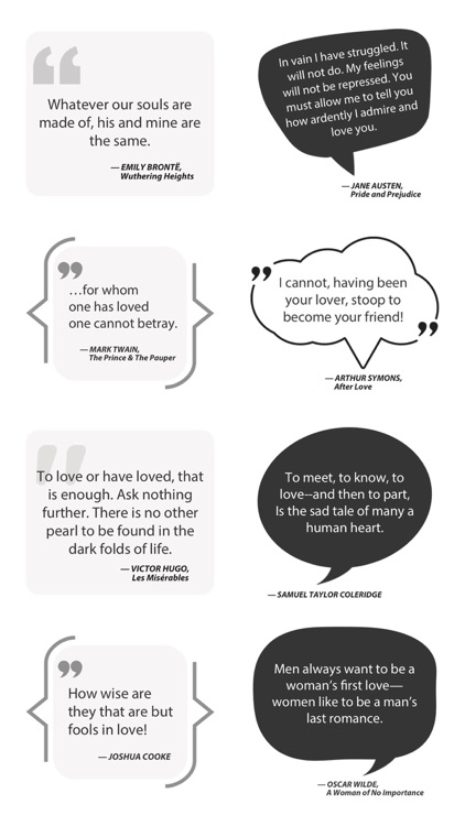 Literary Love Quotes screenshot-4