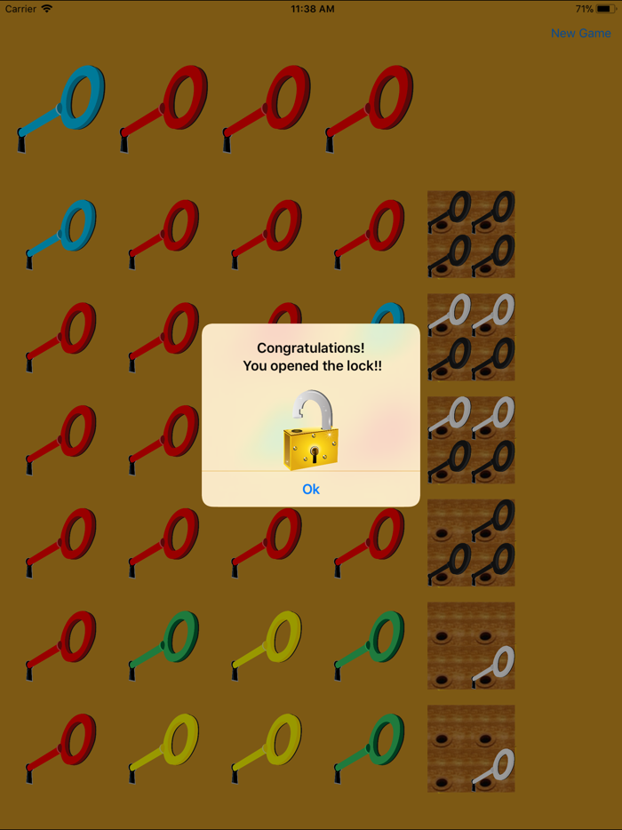 Unlock it with right Keys