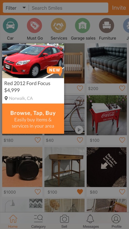 5miles: Buy and Sell Used Stuff Locally
