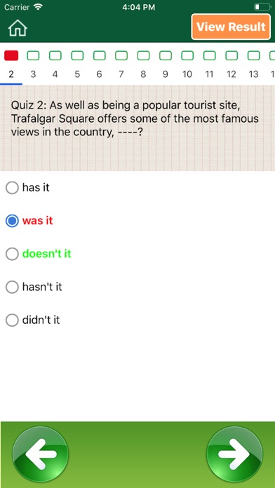 Quiz Grammar screenshot 2