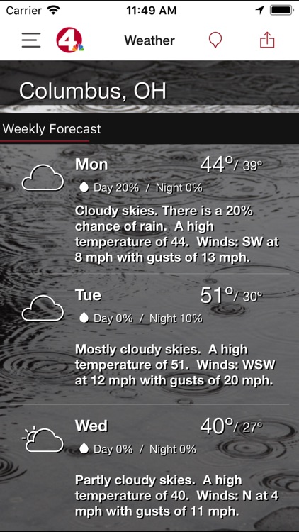 NBC4 Wx screenshot-4