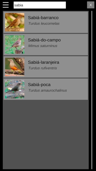 Guia Aves da Região Bragantina screenshot 4