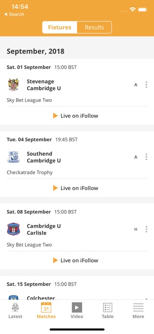 Cambridge United Official App(圖2)-速報App