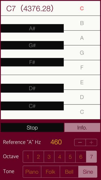 Tuning Oscillator ONSA screenshot1