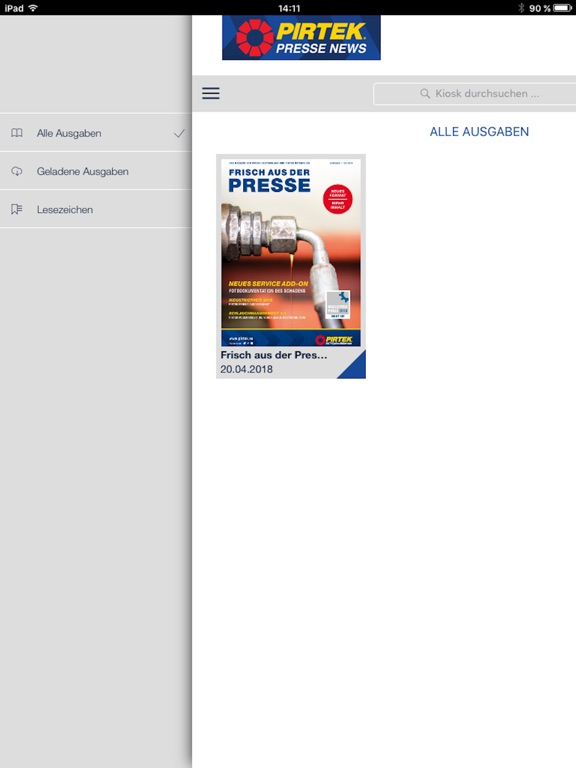 iPad Image of PIRTEK NEWS