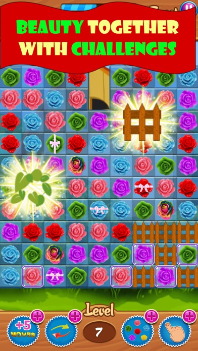 Rose Garden Match 3 screenshot 4