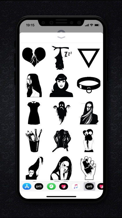 Goth Emoji screenshot-3